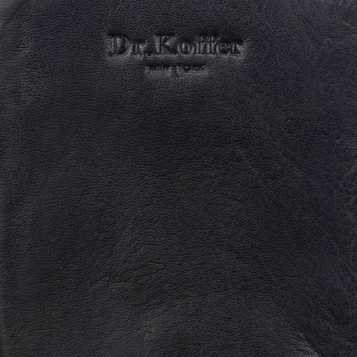 Ключница Dr.Koffer из натуральной кожи черная