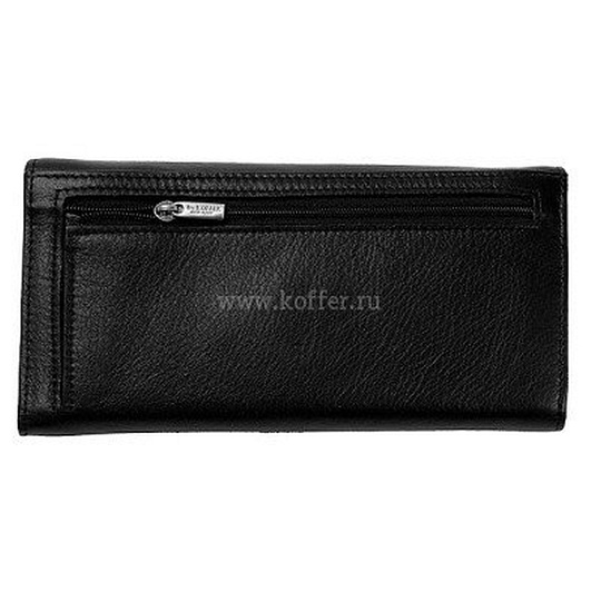 Портмоне Dr.Koffer из натуральной кожи черное