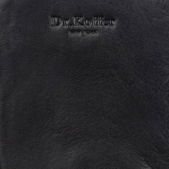 Ключница Dr.Koffer из натуральной кожи черная