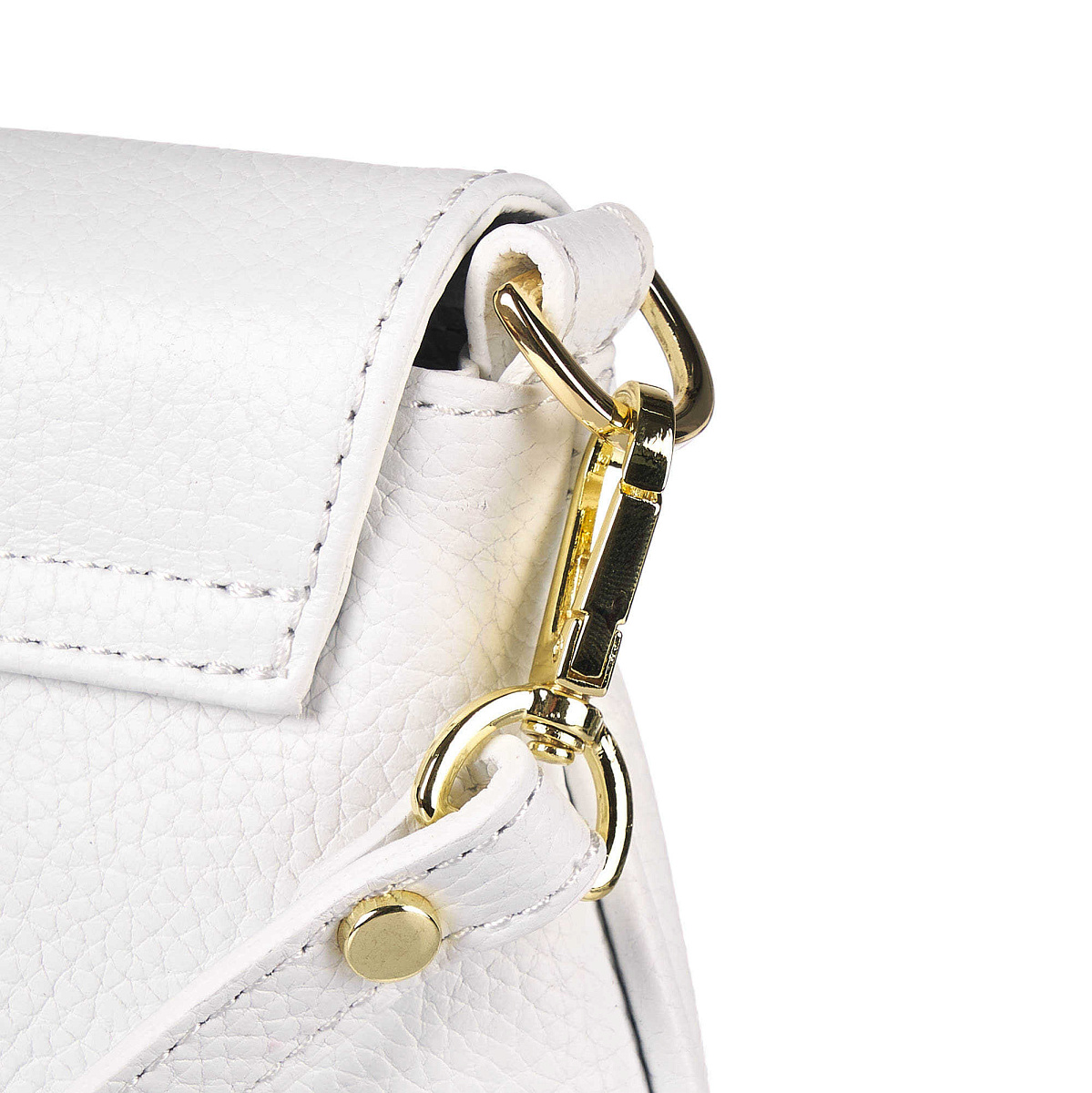 Женская сумка Dr. Koffer из натуральной кожи белая