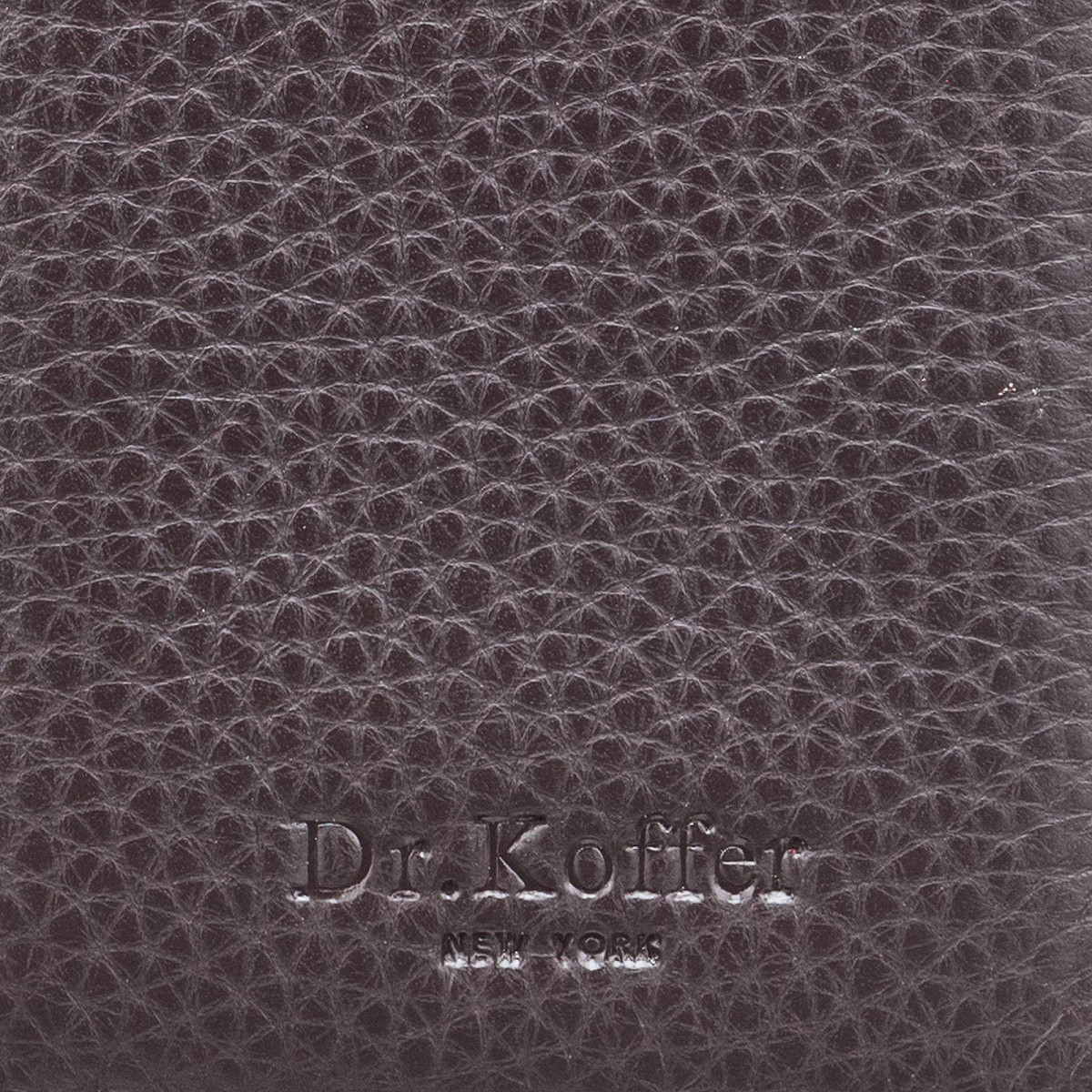 Кредитница Dr.Koffer из натуральной кожи коричневая