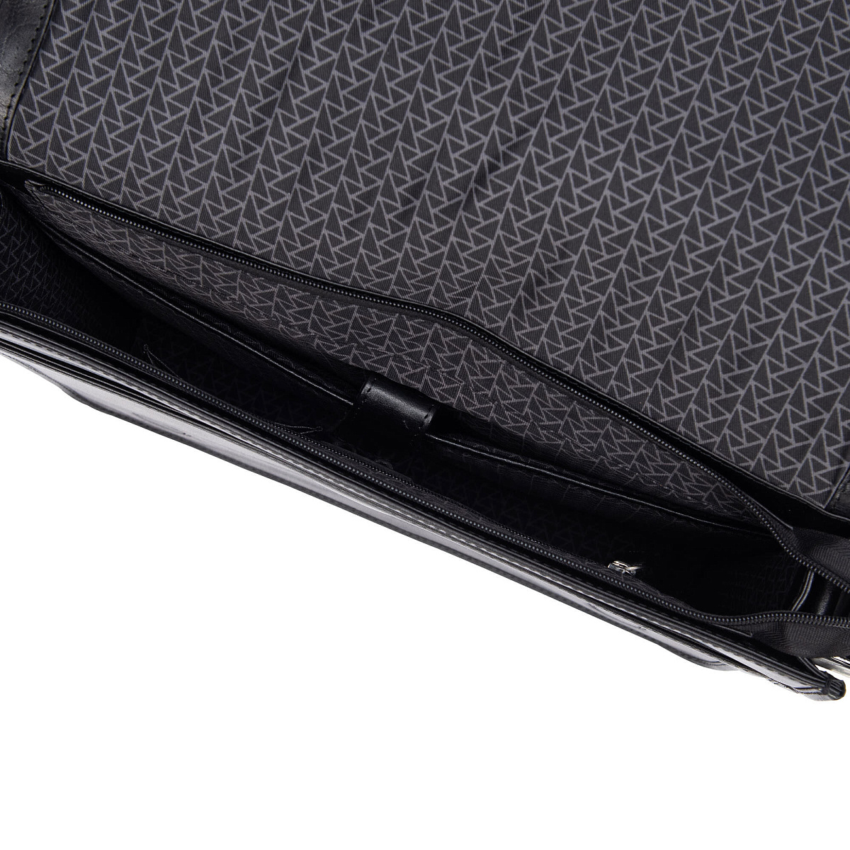 Деловая сумка Dr.Koffer из натуральной кожи черная