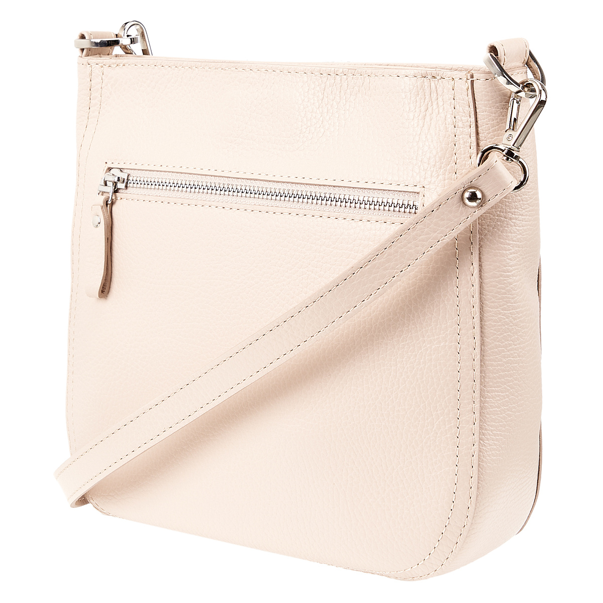 Женская сумка Dr. Koffer из натуральной кожи бежевая