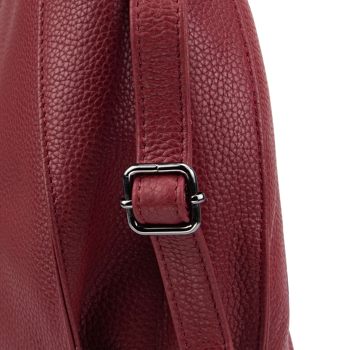 Женская сумка Dr.Koffer из натуральной кожи бордовая