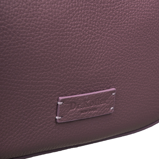 Женская сумка  Dr. Koffer из натуральной кожи фиолетовая