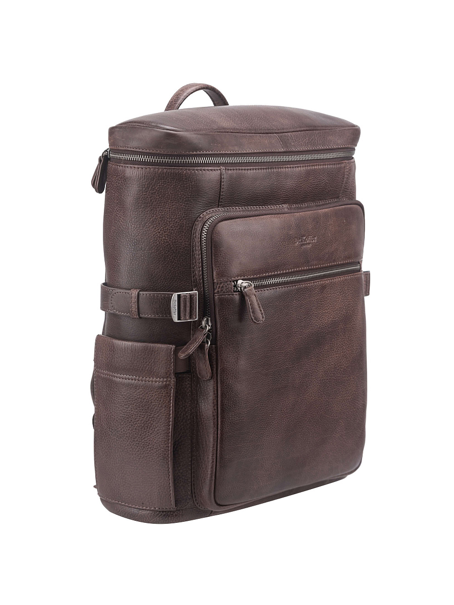 Рюкзак Dr. Koffer из натуральной кожи коричневый