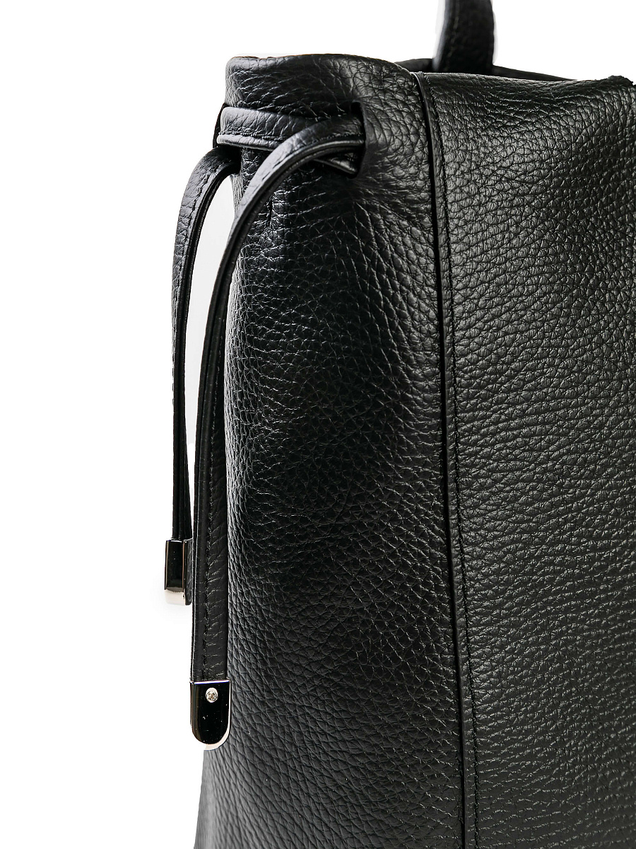 Женская сумка Dr. Koffer из натуральной кожи черная