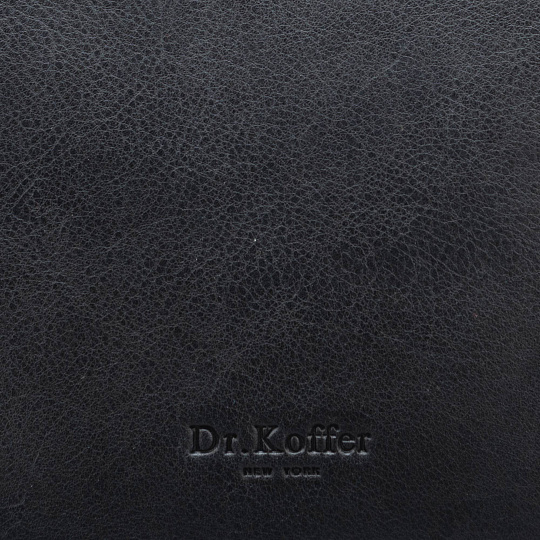 Женская сумка Dr.Koffer из натуральной кожи чёрная