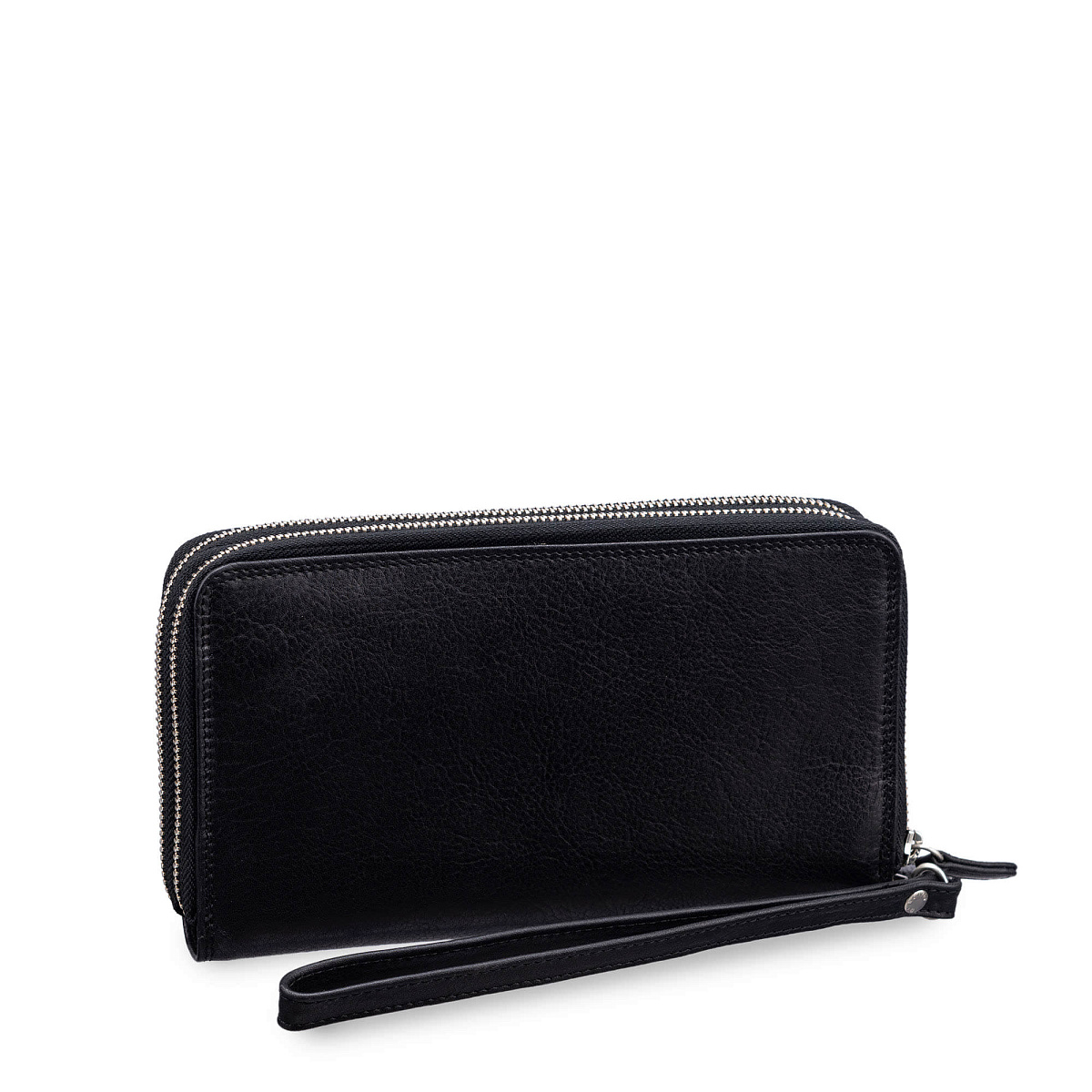 Портмоне Dr.Koffer из натуральной кожи черное