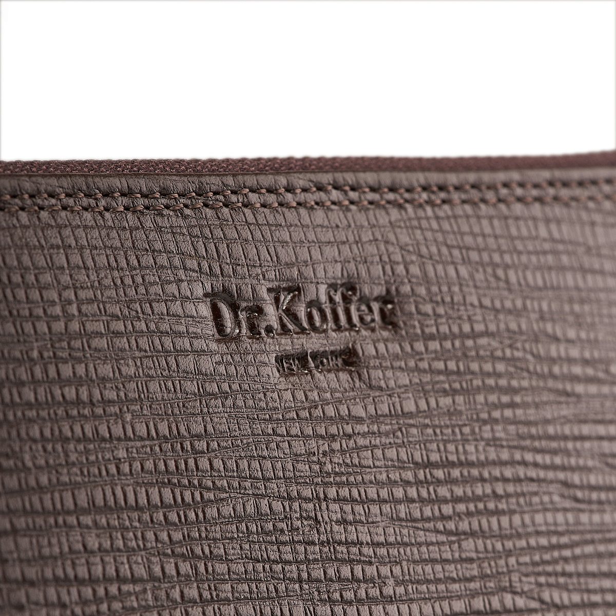 Портмоне Dr.Koffer из натуральной кожи коричневое