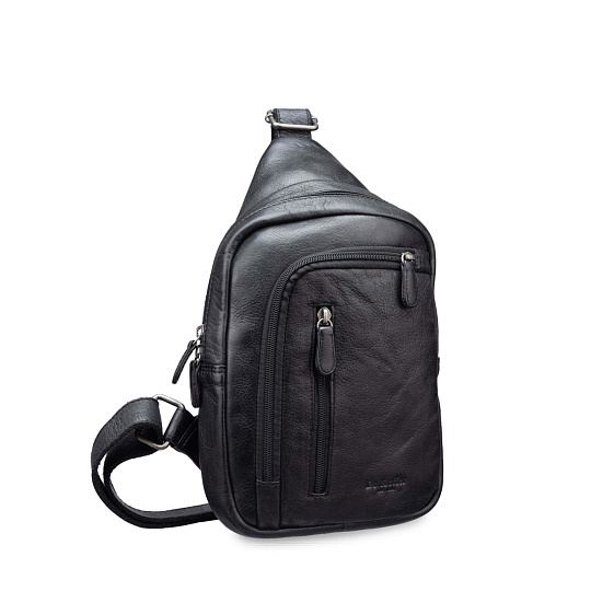 Рюкзак Dr.Koffer из натуральной кожи черный