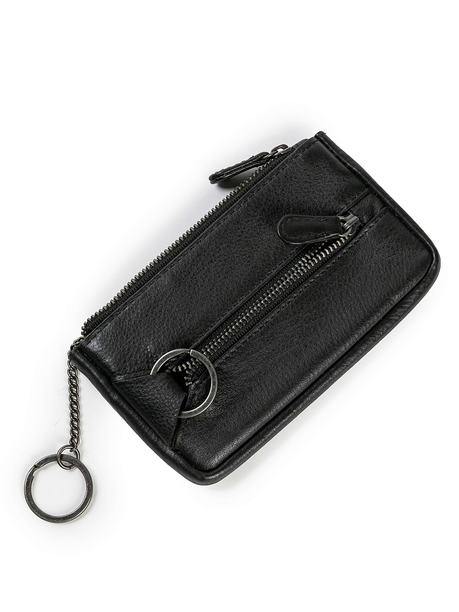 Портмоне Dr.Koffer из натуральной кожи черное