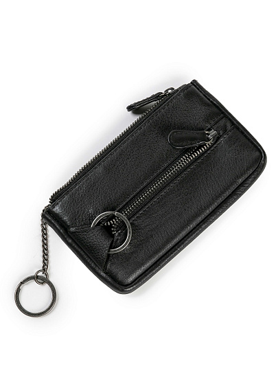 Портмоне Dr.Koffer из натуральной кожи черное