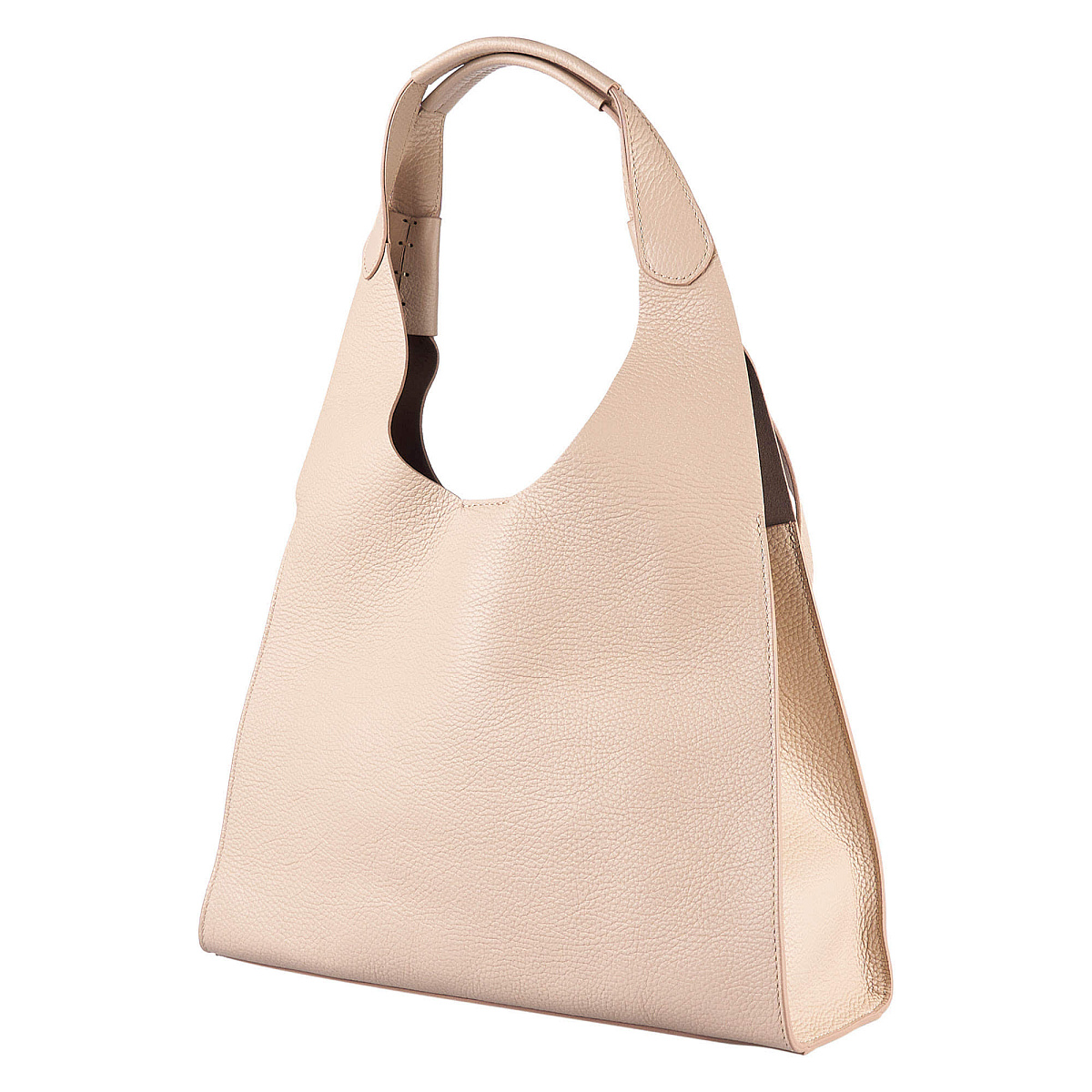 Женская сумка Dr. Koffer из натуральной кожи бежевая