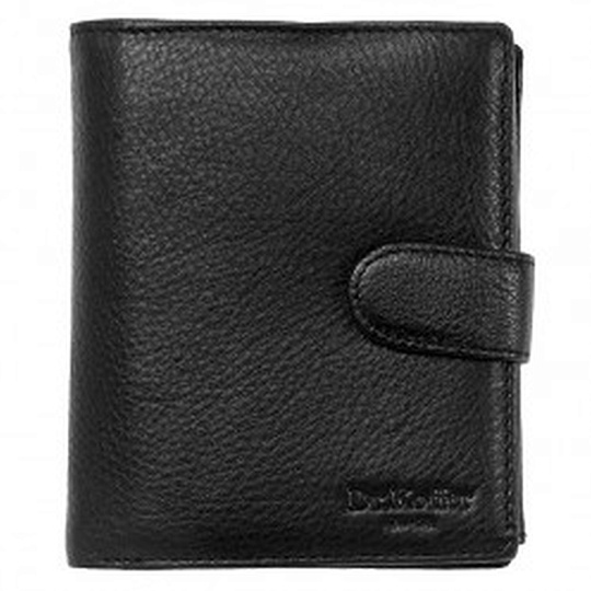 Портмоне Dr.Koffer из натуральной кожи черное