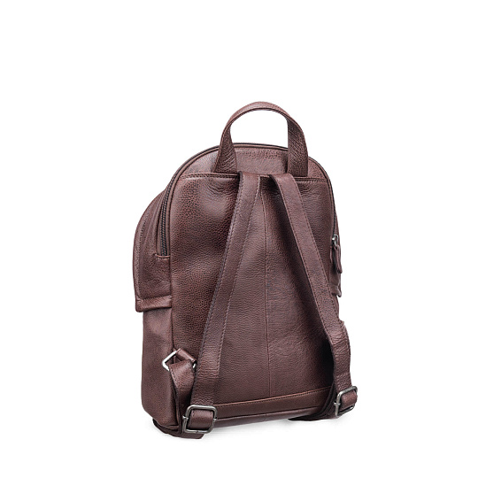 Рюкзак Dr.Koffer из натуральной кожи темно-коричневый