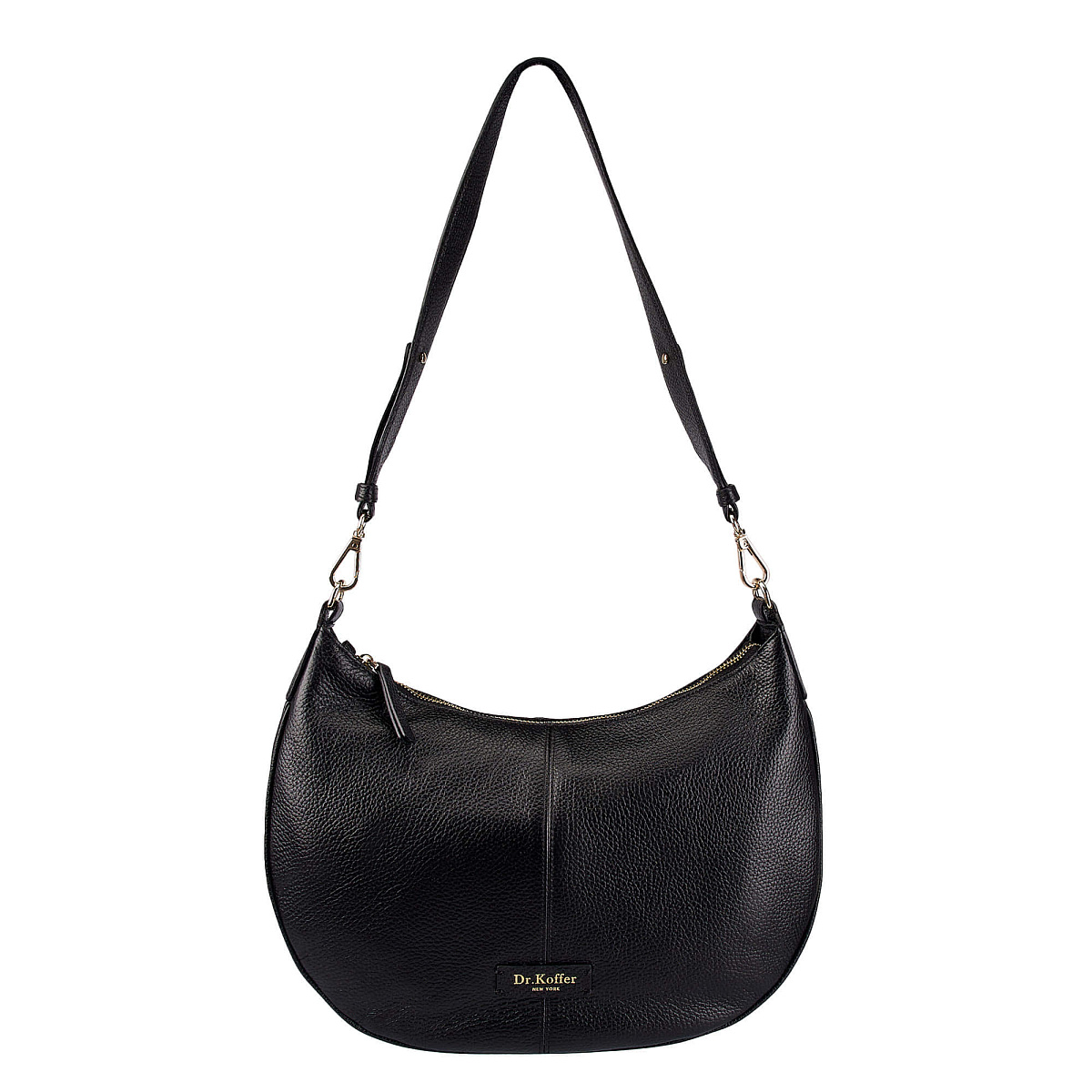 Женская сумка  Dr. Koffer из натуральной кожи черная