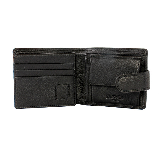 Портмоне Dr.Koffer из натуральной кожи черное