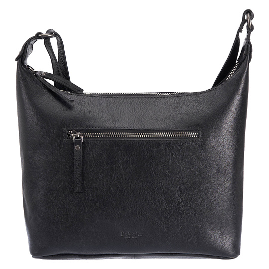 Женская сумка Dr.Koffer из натуральной кожи чёрная