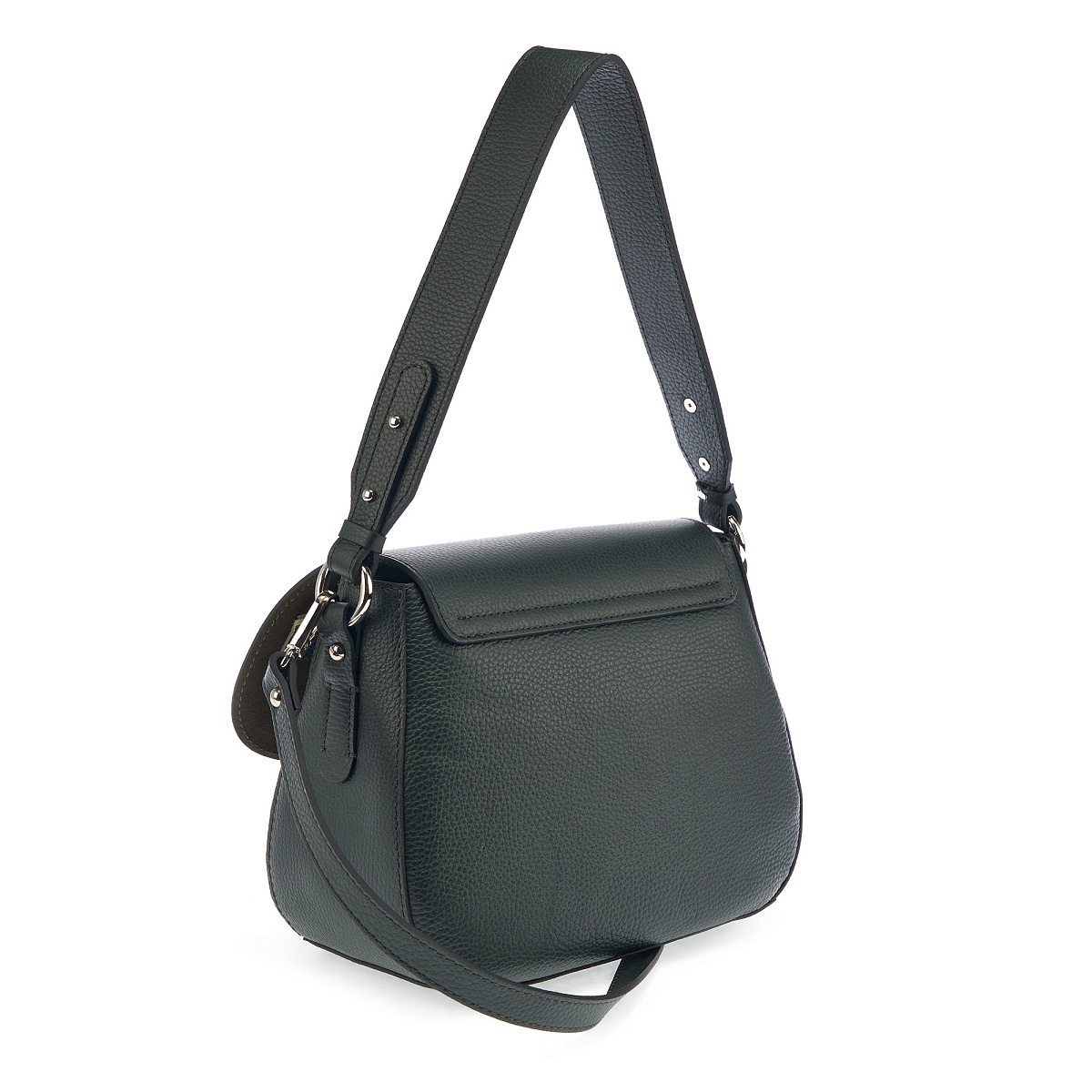 Женская сумка Dr. Koffer из натуральной кожи зеленая