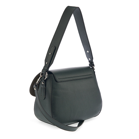 Женская сумка Dr. Koffer из натуральной кожи зеленая