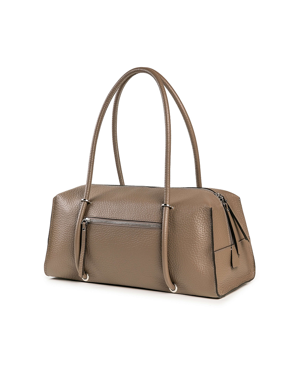 Женская сумка Dr. Koffer из натуральной кожи коричневая