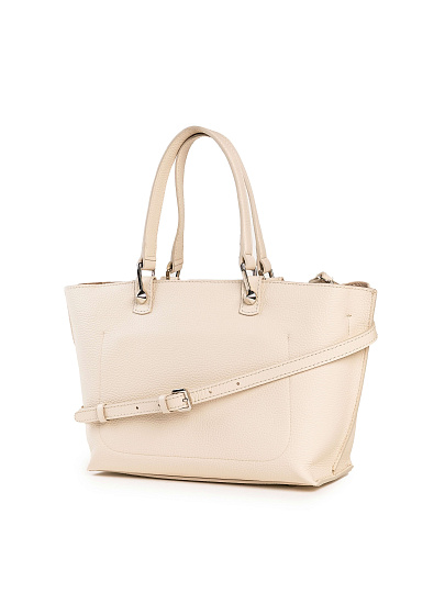 Женская сумка Dr. Koffer из натуральной кожи белая