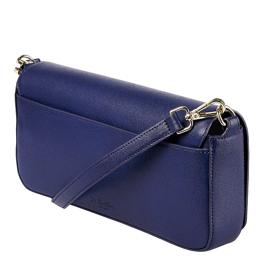 Женская сумка  Dr. Koffer из натуральной кожи синяя