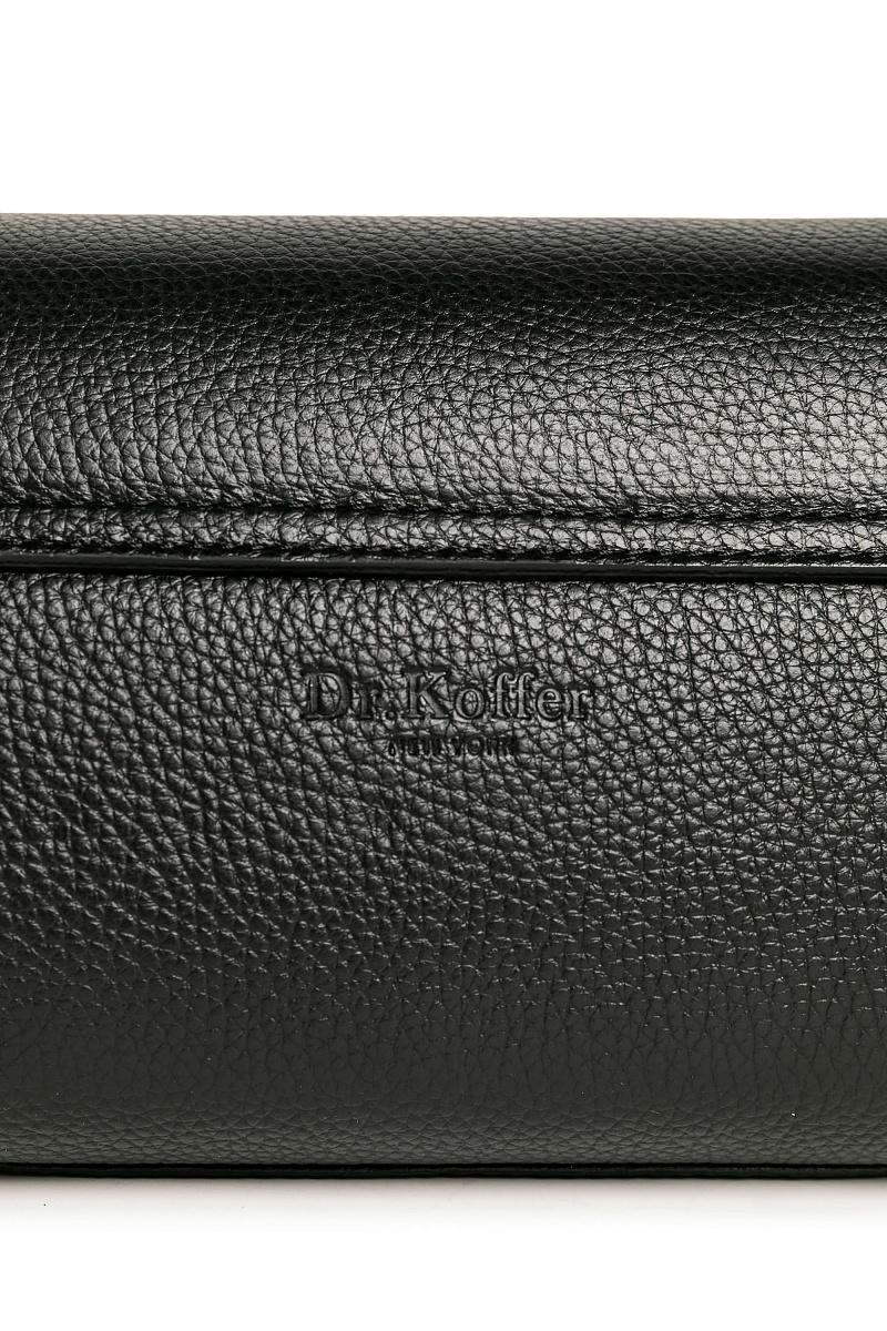 Женская сумка Dr. Koffer из натуральной кожи черная