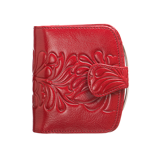 Кошелек Dr.Koffer из натуральной кожи красный