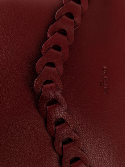 Женская сумка Dr.Koffer из натуральной кожи красная