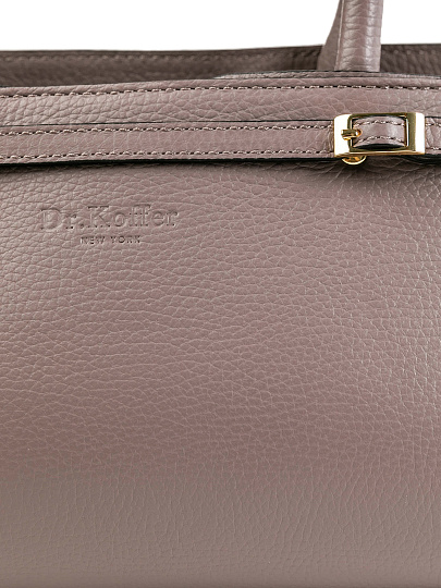 Женская сумка Dr.Koffer из натуральной кожи пыльная роза