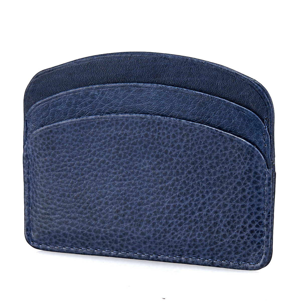 Кредитница Dr.Koffer из натуральной кожи синяя