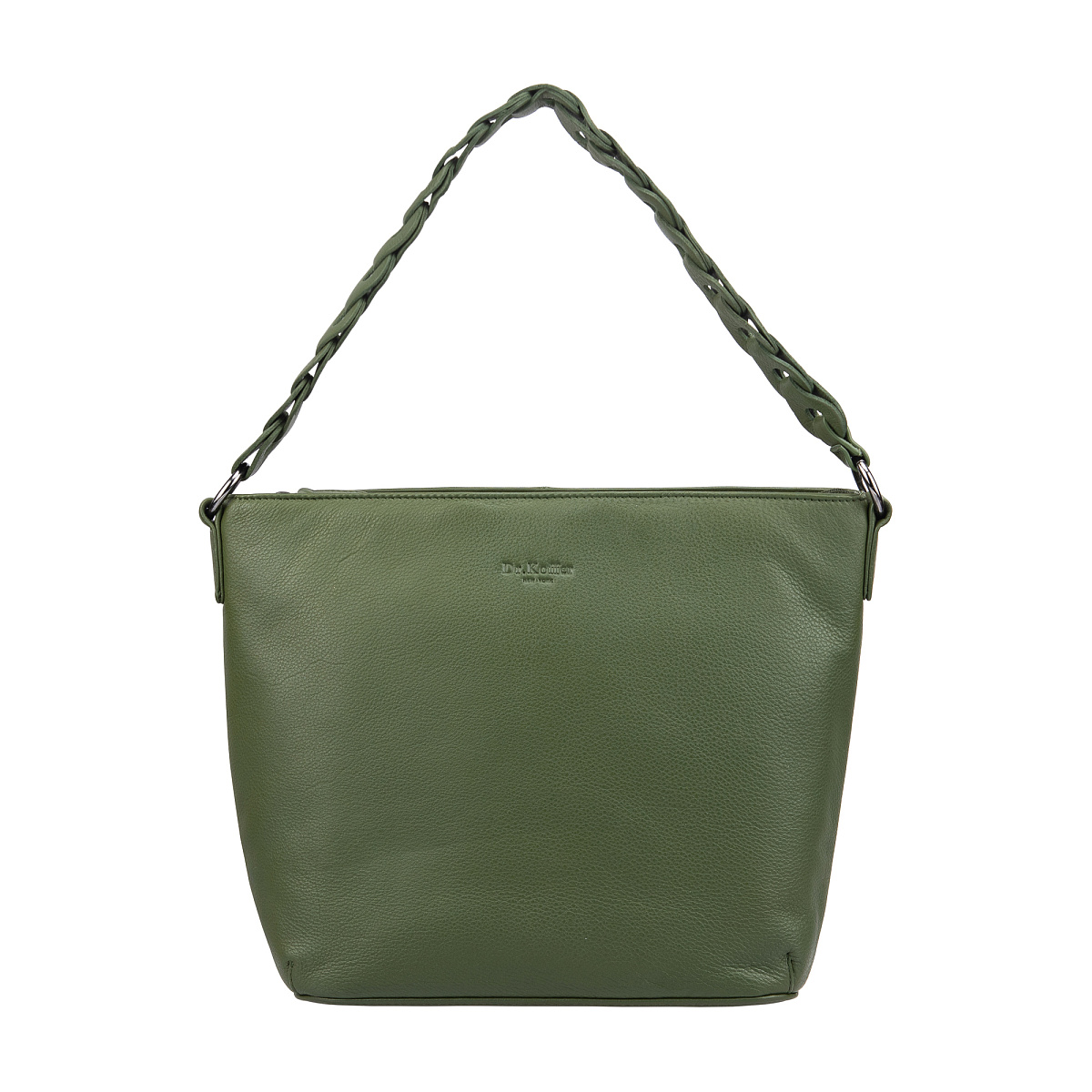 Женская сумка Dr.Koffer из натуральной кожи зеленая