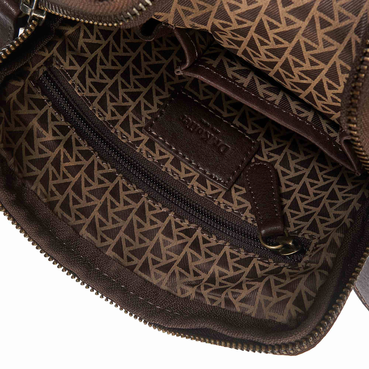 Сумка через плечо Dr.Koffer из натуральной кожи коричневая