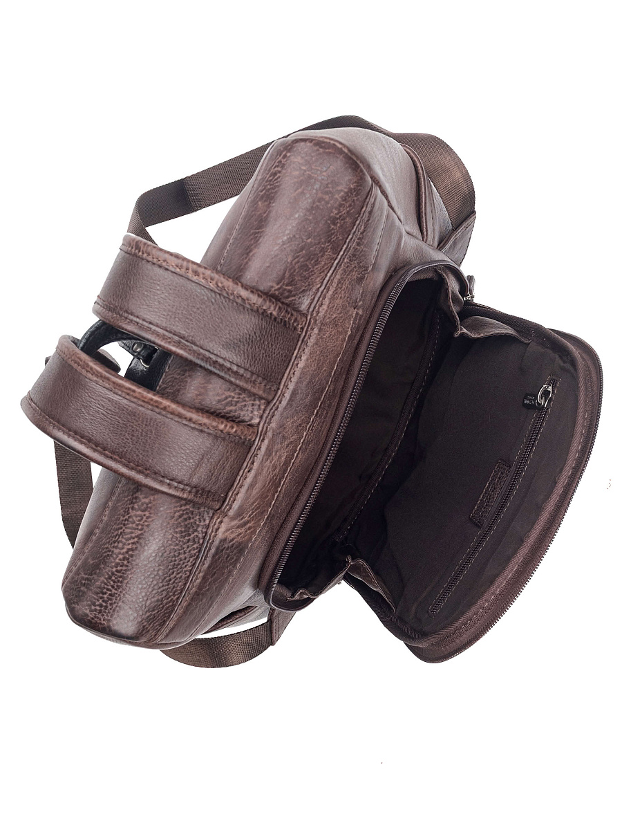 Рюкзак Dr. Koffer из натуральной кожи коричневый
