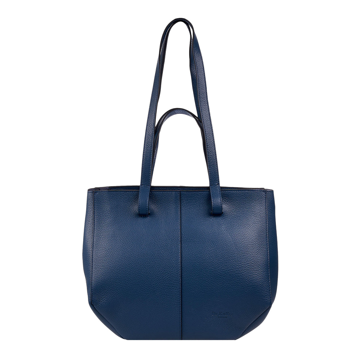 Женская сумка Dr. Koffer из натуральной кожи синяя