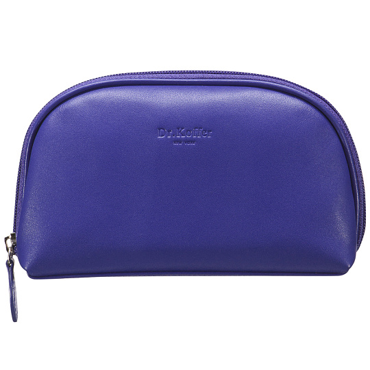 Косметичка Dr.Koffer из натуральной кожи синяя