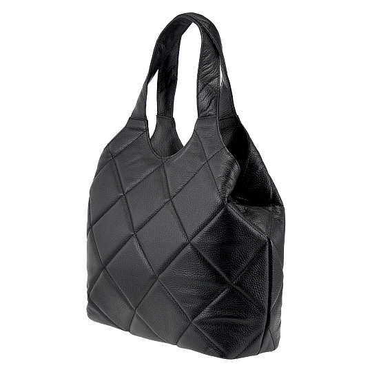 Женская сумка Dr. Koffer из натуральной кожи черная