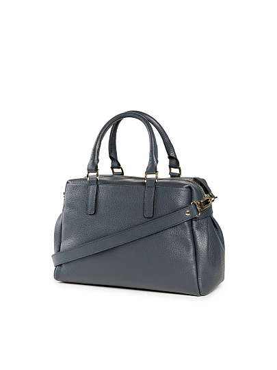 Женская сумка Dr. Koffer из натуральной кожи синяя