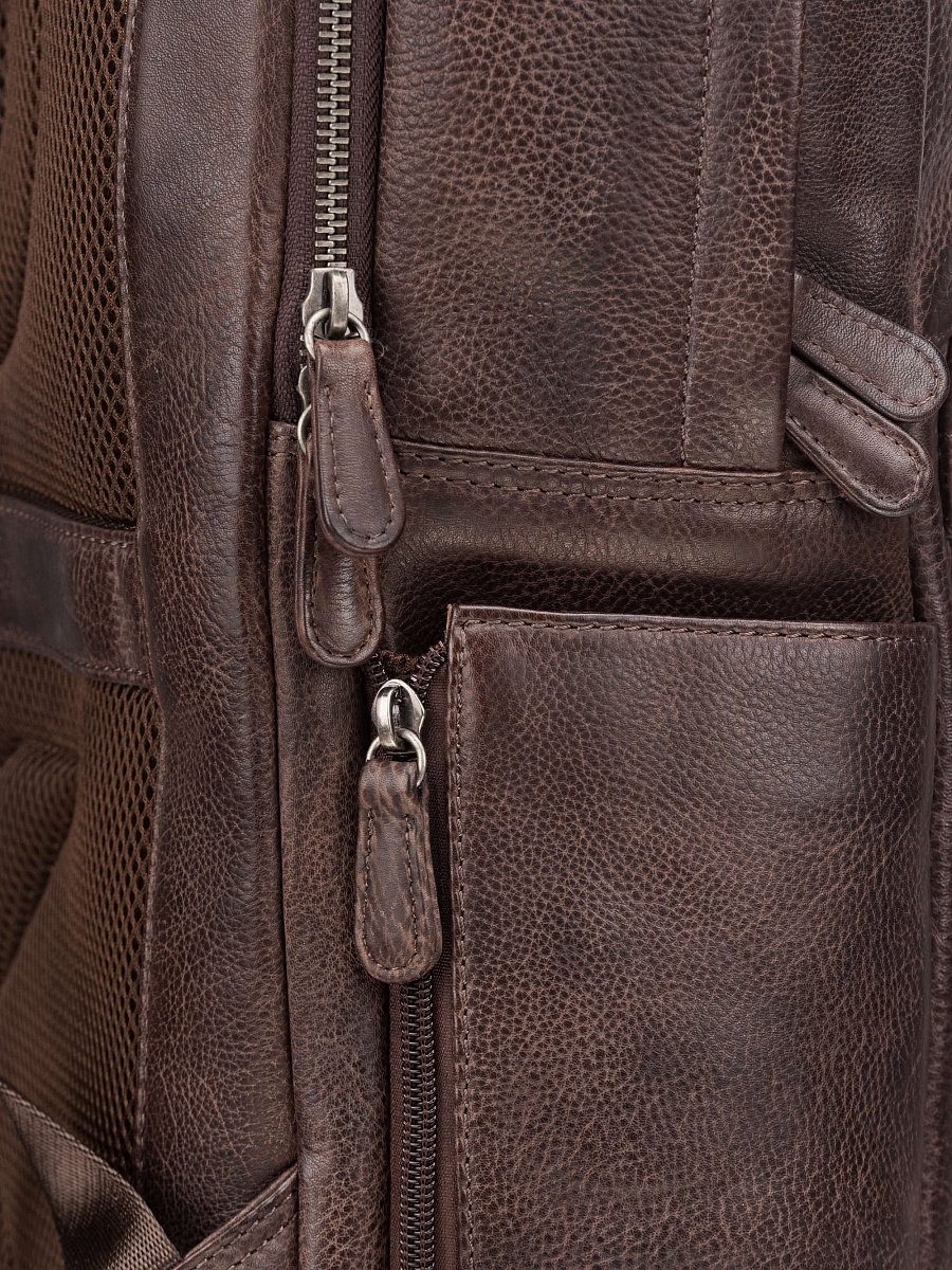 Рюкзак Dr. Koffer из натуральной кожи коричневый