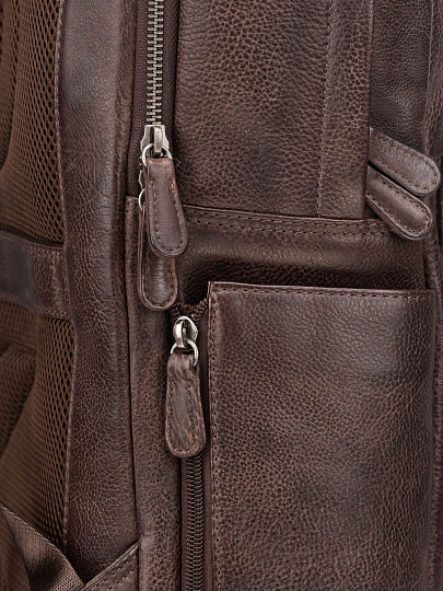 Рюкзак Dr. Koffer из натуральной кожи коричневый