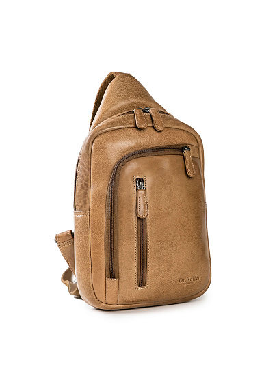 Рюкзак Dr.Koffer из натуральной кожи коричневый