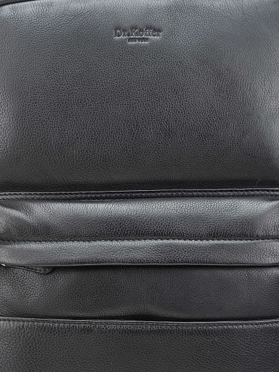 Рюкзак Dr. Koffer из натуральной кожи черный