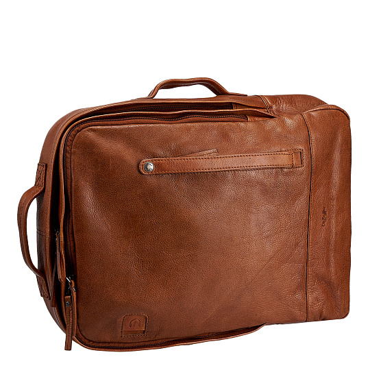 Рюкзак Dr.Koffer из натуральной кожи светло-коричневый