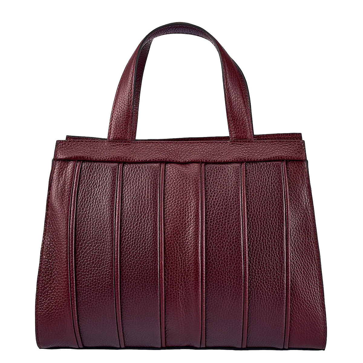 Женская сумка Dr. Koffer из натуральной кожи бордовая