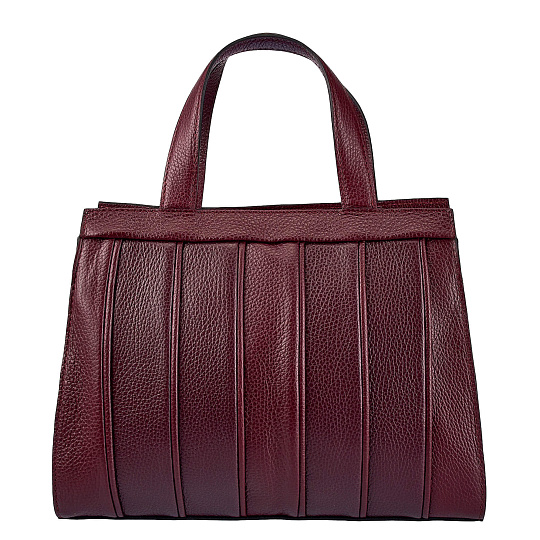 Женская сумка Dr. Koffer из натуральной кожи бордовая
