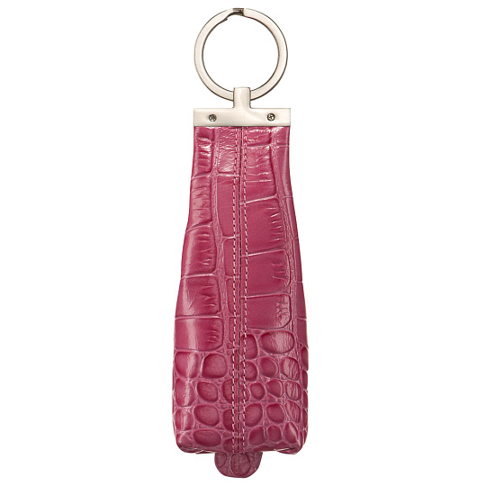Ключница Dr.Koffer из натуральной кожи розовая