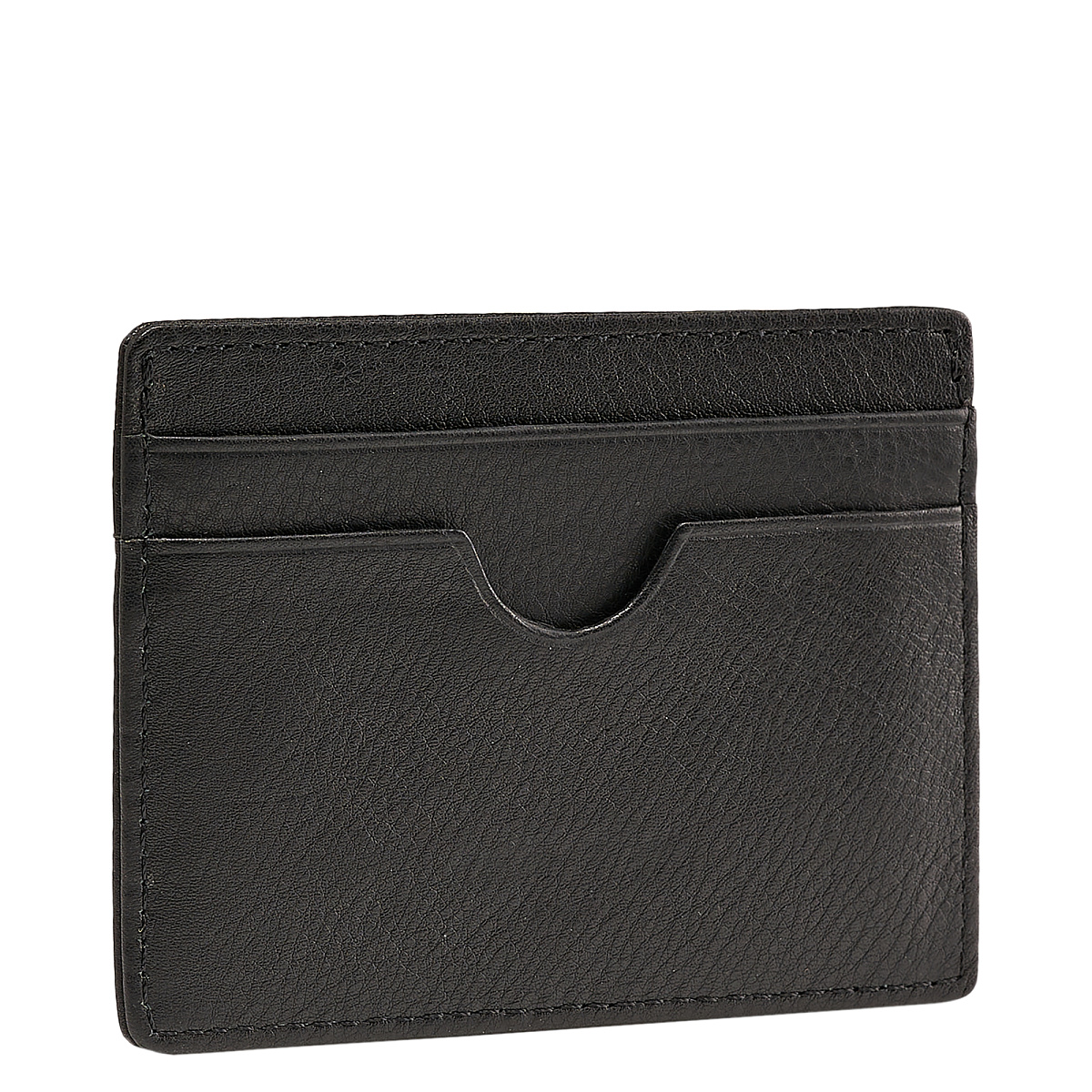 Кредитница Dr.Koffer из натуральной кожи черная