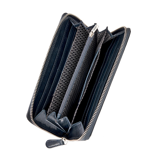 Портмоне Dr.Koffer из натуральной кожи синее